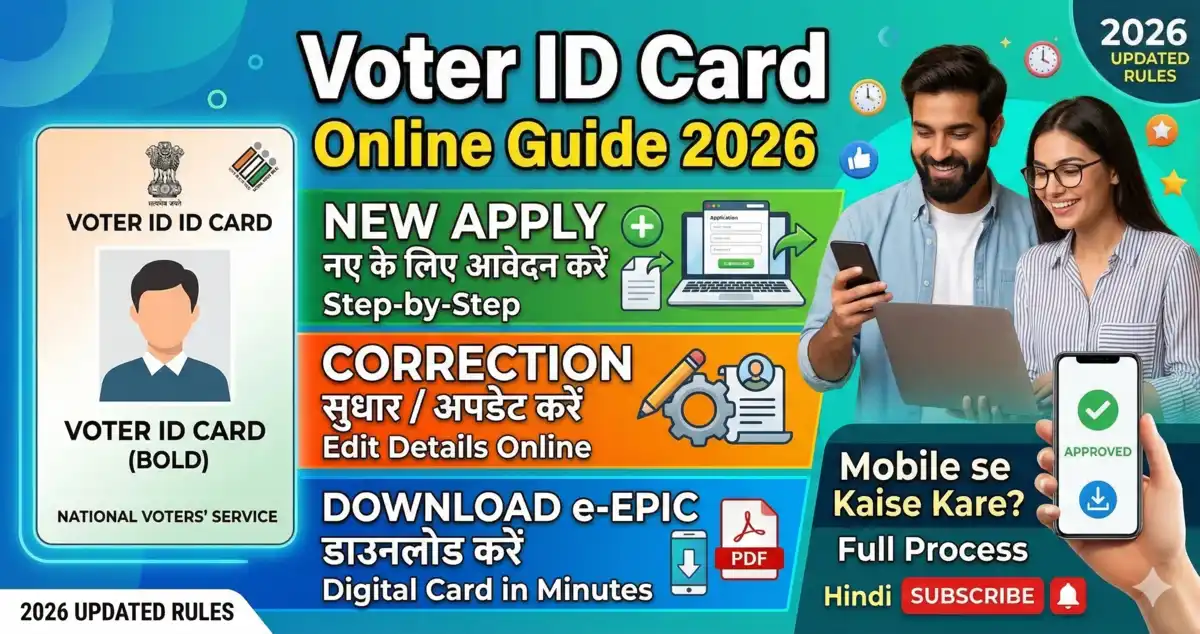 Document thumbnail for Voter ID Card – Online Application, Correction & Download Voter Card