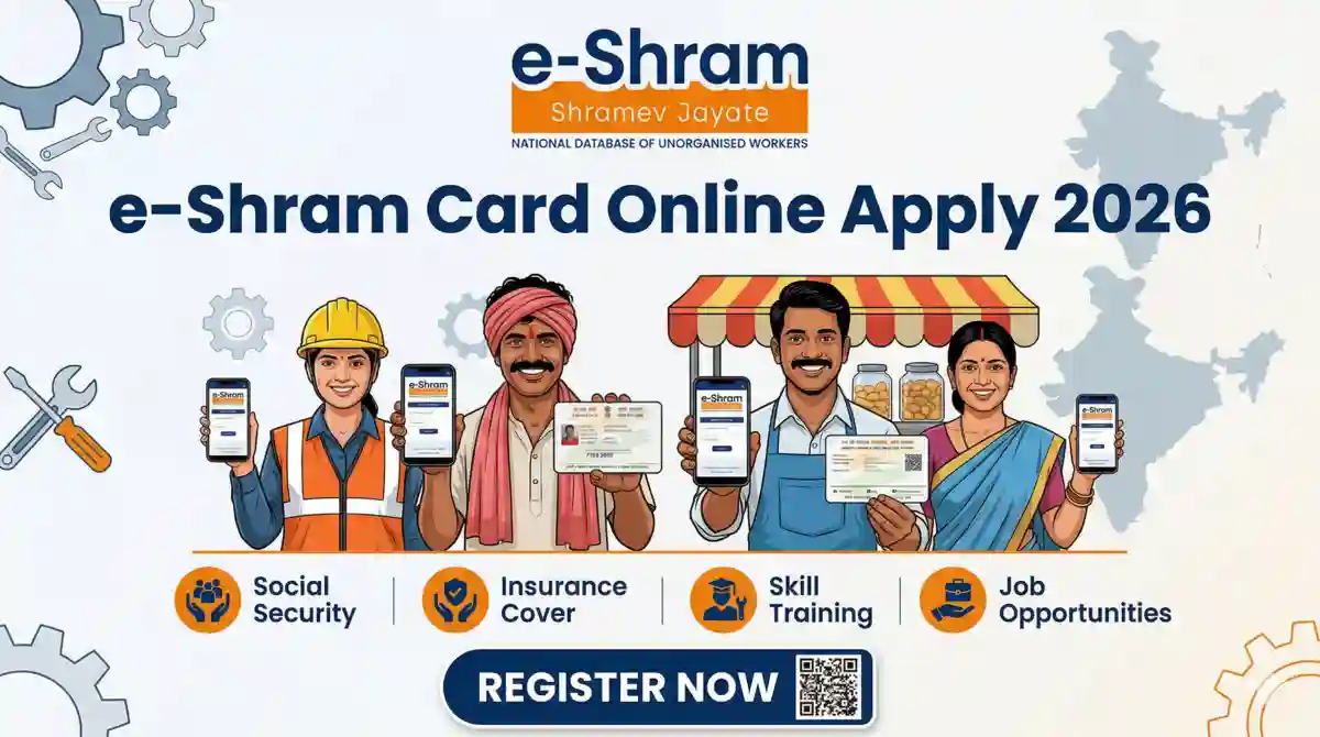 Document thumbnail for e-Shram Card Registration 2026: Online Apply, Benefits & Eligibility