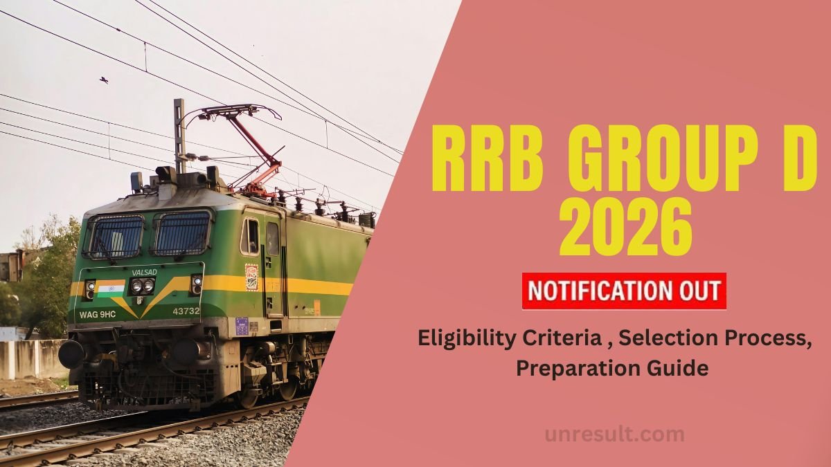 Job thumbnail for Railway RRB Group D Online Form 2026 (22,195 Posts) – Last Date Extend
