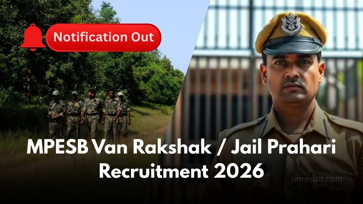 Job thumbnail for MPESB Van Rakshak Jail Prahari Recruitment 2026